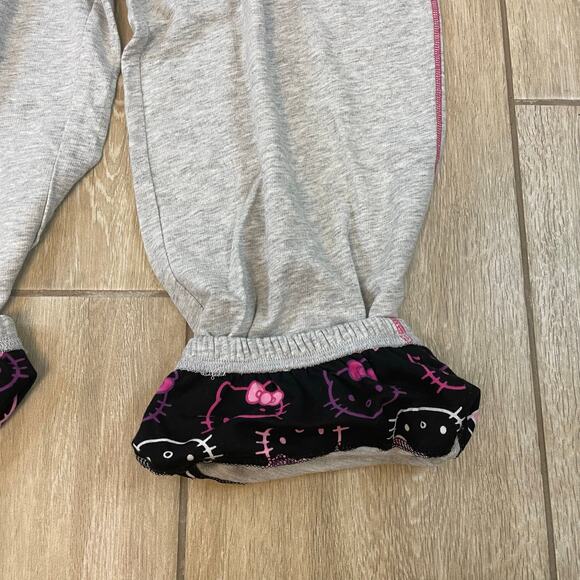 Hello Kitty Gray Cotton Sleep Jogger Pants L | Sanrio Cartoon Lounge Pajamas NWT - Picture 12 of 12